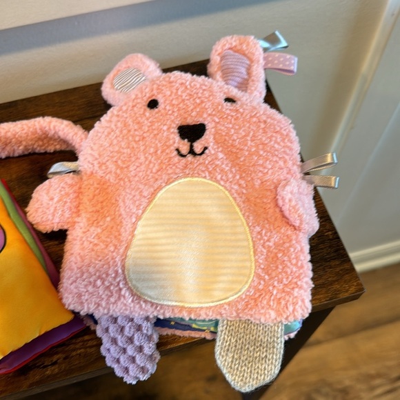 2 Infant Toys my first ABC book make believe ideas sensory snuggable bunny book - Picture 3 of 5